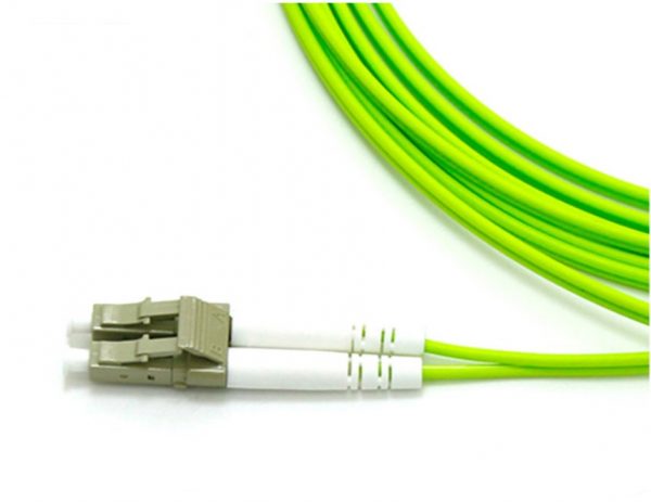 OM5 Multimode Duplex Fiber Optic Cable Lime Green 10m 20m 30M Lenth PVC LSZH