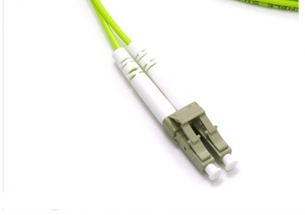 OM5 Multimode Duplex Fiber Optic Cable Lime Green 10m 20m 30M Lenth PVC LSZH