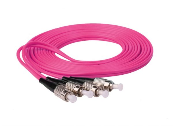 FC / UPC – FC / UPC Fiber Optic Patch Cables 50 / 125 Violet For Fast Ethernet 10G