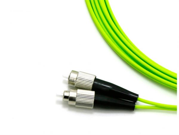 FC-FC OM5 Optical Fiber Patch Cable Jumper Cord 100G Multimode 50/125 Lime Green PVC