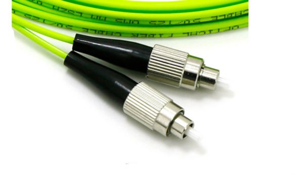 FC-FC OM5 Optical Fiber Patch Cable Jumper Cord 100G Multimode 50/125 Lime Green PVC