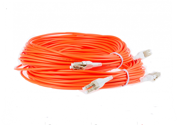 LC Uniboot Multimode OM2 50/125 Fiber Optic Patch Cables LSZH PVC 10m 15m 20m 30m 40m