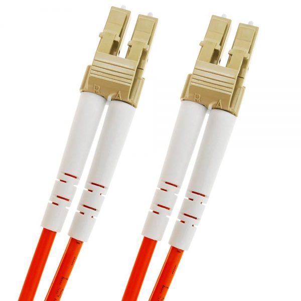LC Uniboot Multimode OM2 50/125 Fiber Optic Patch Cables LSZH PVC 10m 15m 20m 30m 40m