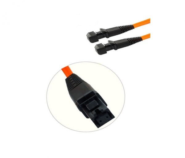 OM1 Orange MT-RJ / UPC PVC LSZH Fibre Optic Patch Cord Diameter 3.0mm