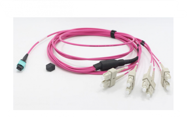 16 Core MPO Patch Cable LC FC ST SC Optical Fiber Connector For Data Center