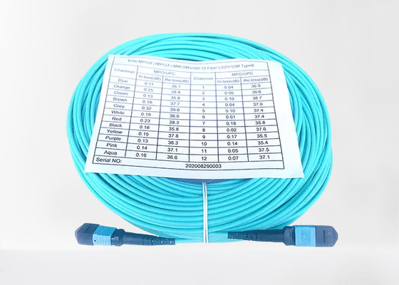 Cáp Quang 16fo 24fo Low IL 50/125 OM4 MPO