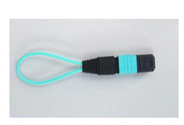 LSZH Cover OM3 8fo 12fo 0.3m 0.15m MPO MTP Loop Back Patch Cord